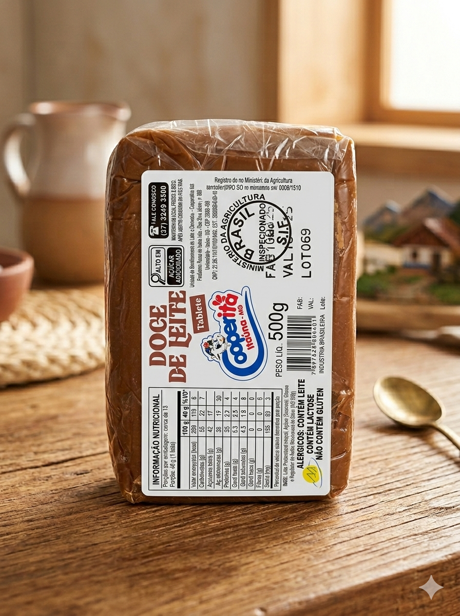 Doce de Leite em Barras 500g