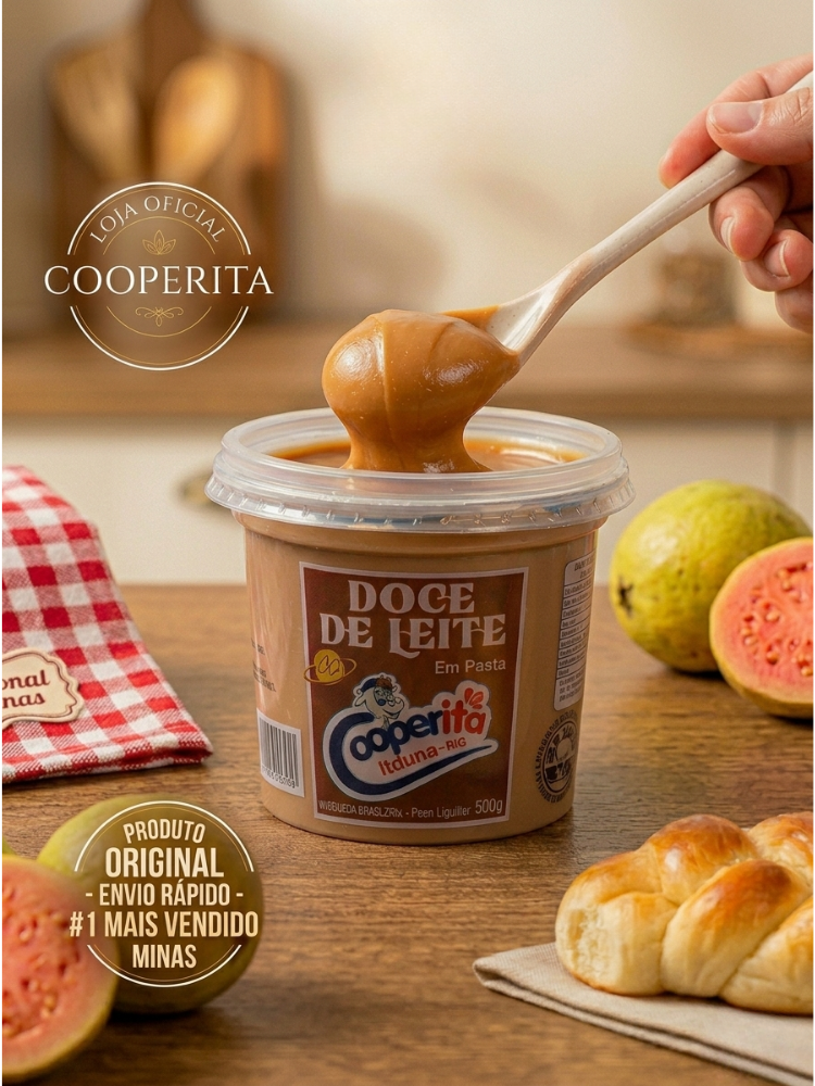 Doce de Leite Cremoso Tradicional 500g - Cooperita
